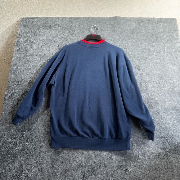 MORNING SUN VINTAGE WOMENS DOUBLE COLLARD CHRISTMAS SWEATSHIRT SZ 1X - Picture 6 of 9